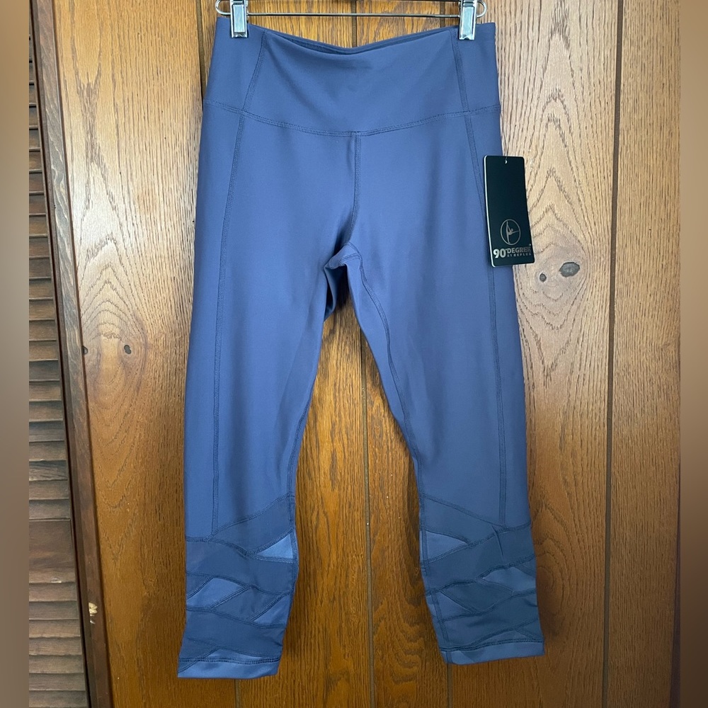 NWT Cropped Leggings, Violet, Size Small